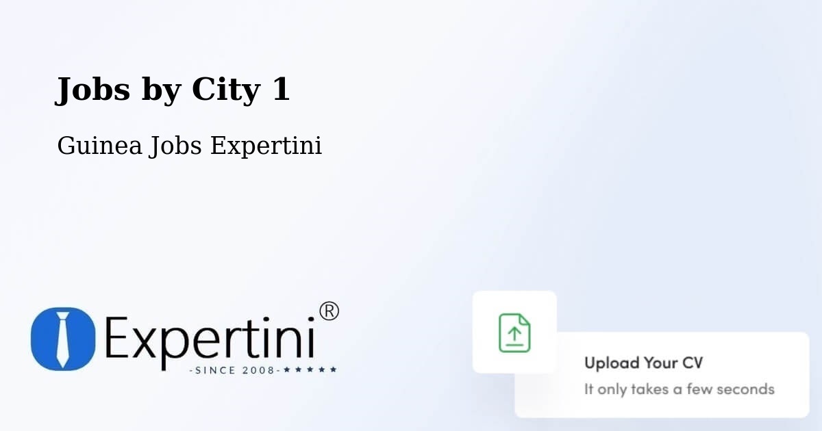 City Jobs in Guinea - Expertini